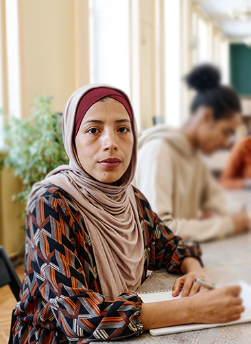 Female muslim student