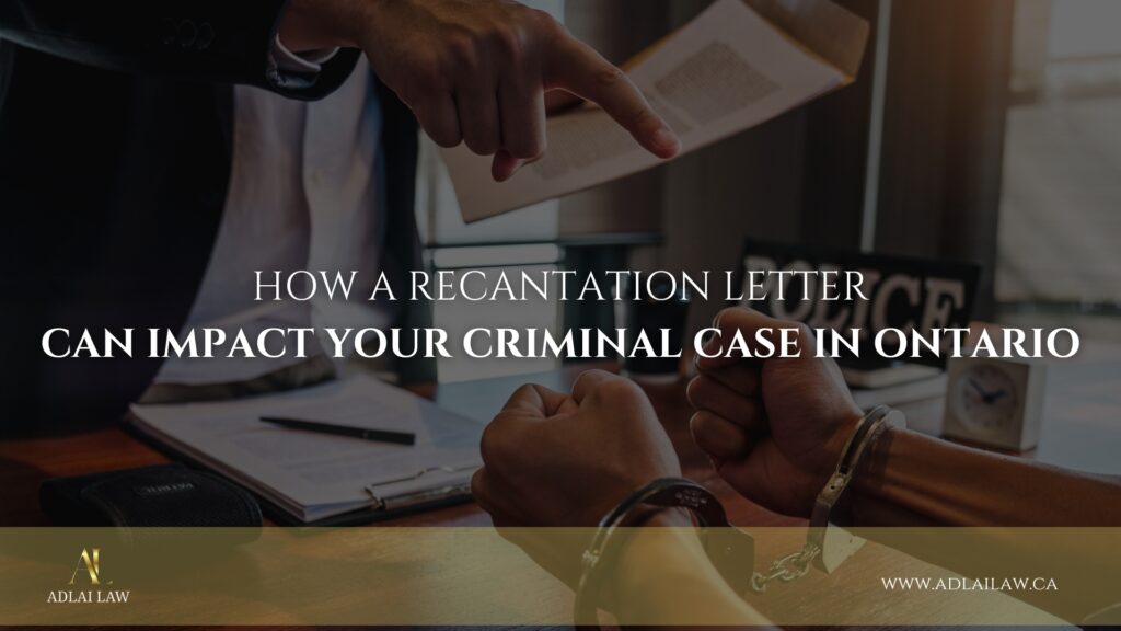 How a Recantation Letter
